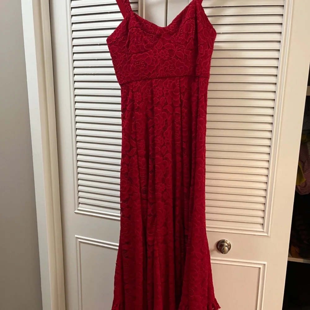 Anthropologie Hutch Red evening dress - Picture 2 of 5